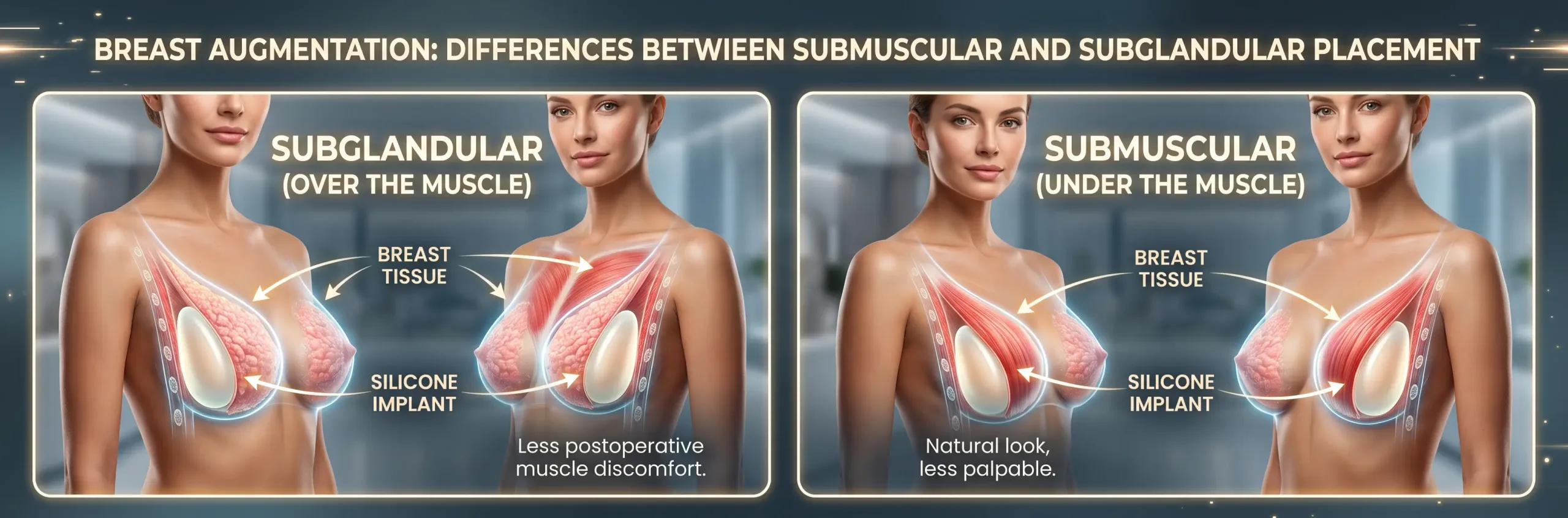 Breast Augmentation: Submuscular or Subglandular Placement