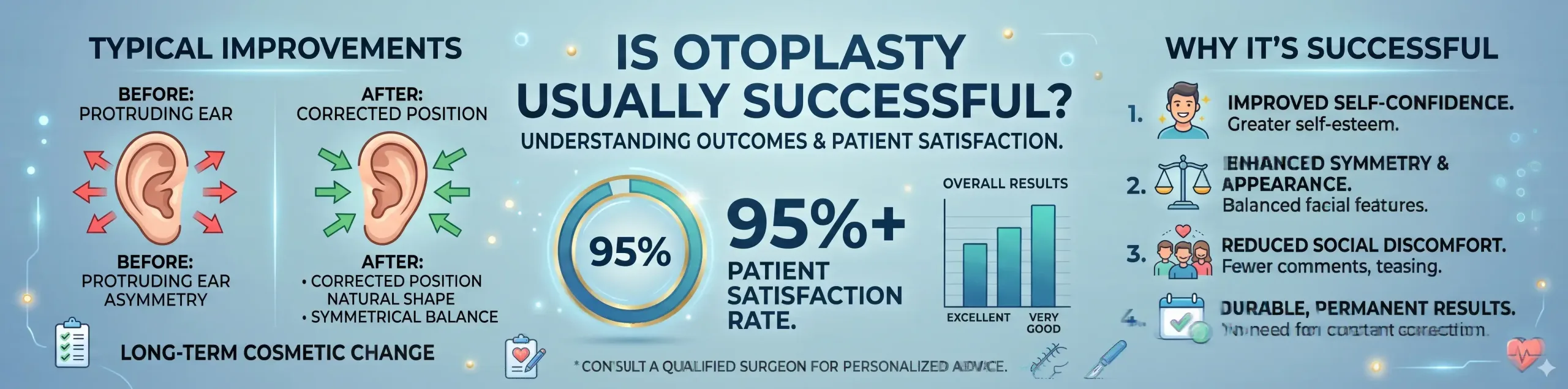 Is otoplasty usually successful