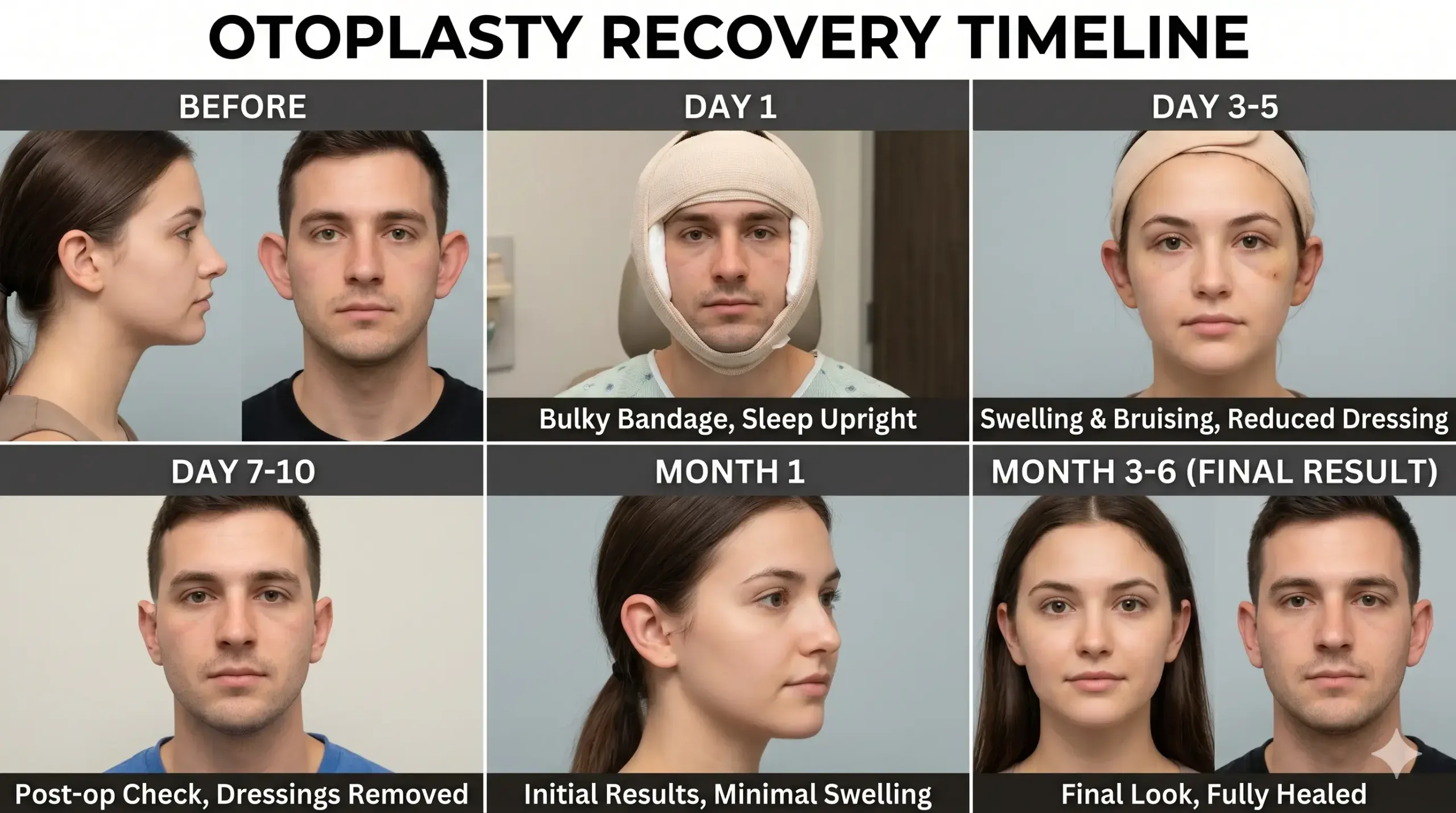 Otoplasty Recovery Day by Day