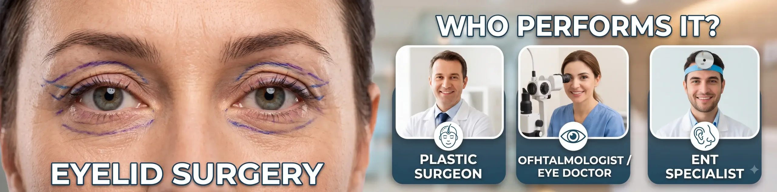 What Kind of Doctor Performs Eyelid Surgery
