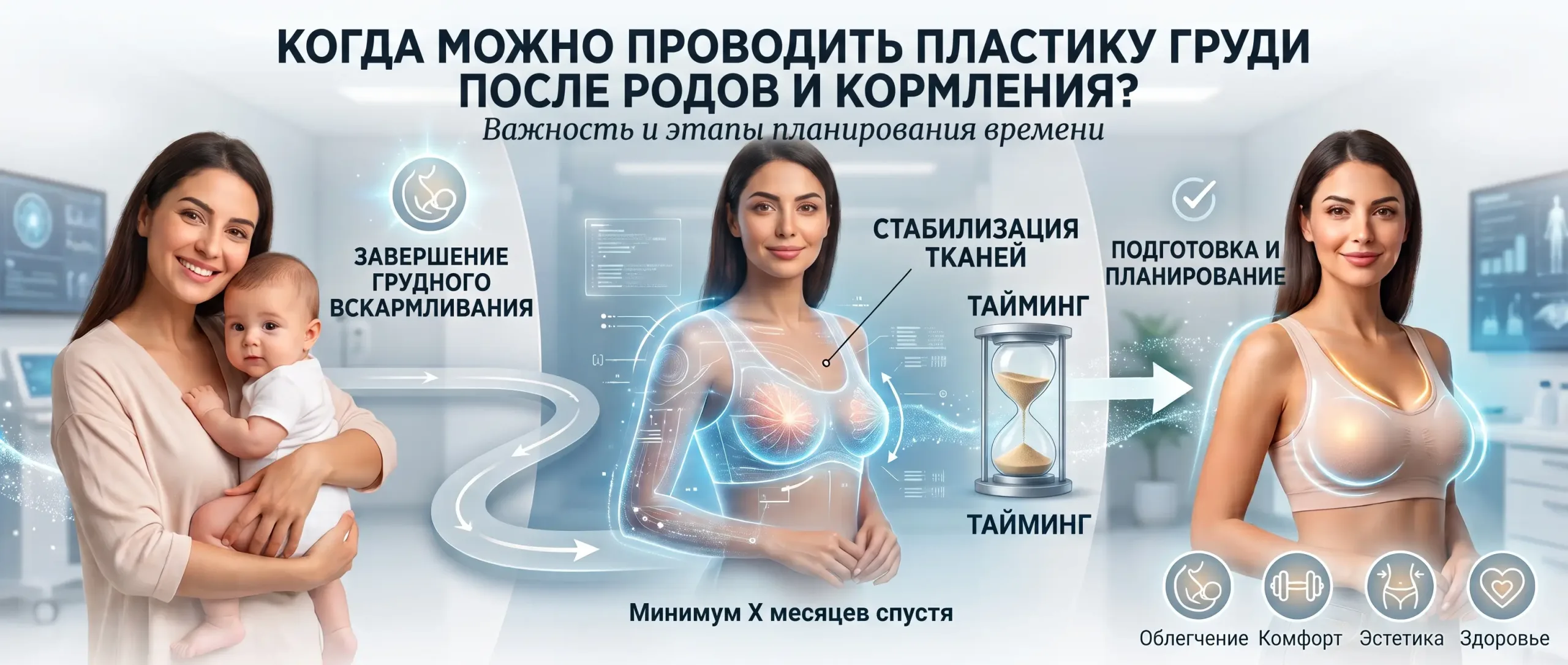 Когда лучше всего делать пластику груди после родов и кормления Когда лучше всего делать пластику груди после родов и кормления