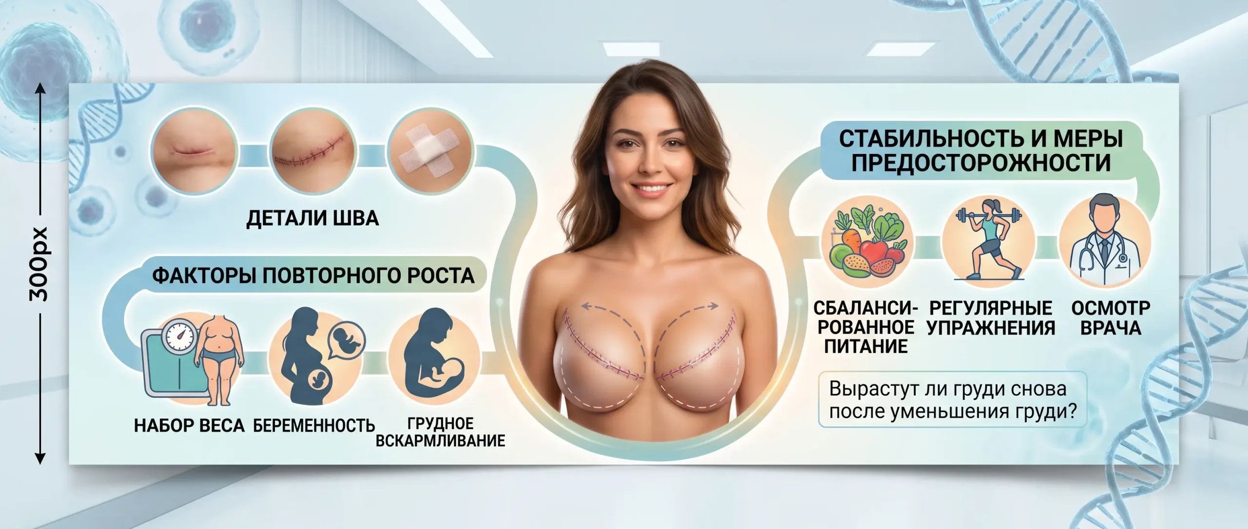 Увеличится ли грудь снова после операции по уменьшению